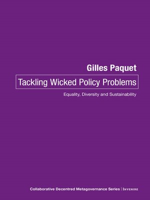 cover image of Tackling Wicked Policy Problems